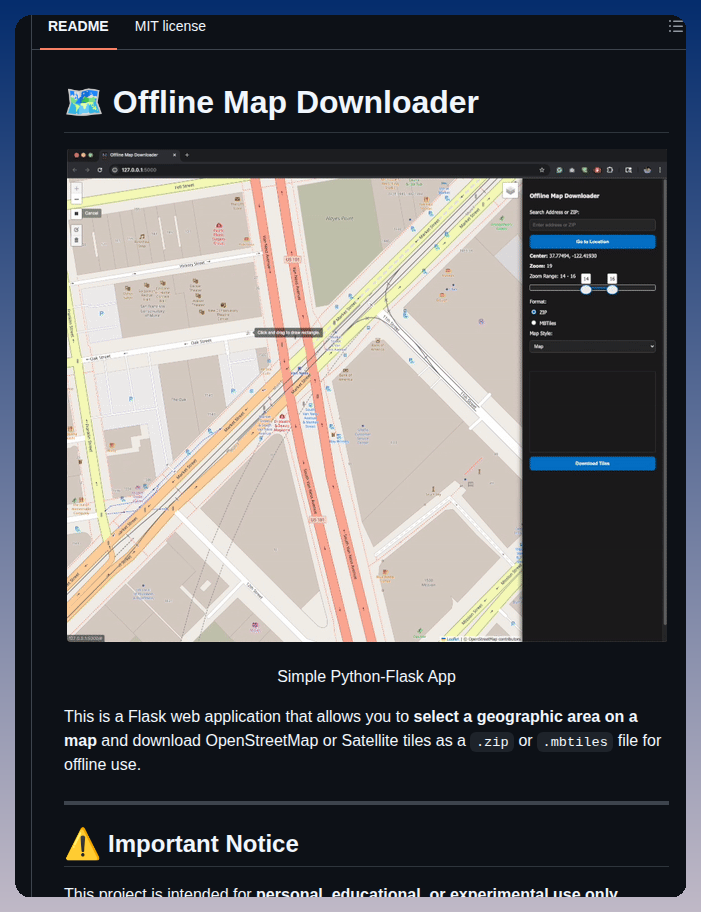 Çevrimdışı Harita İndirici screenshot