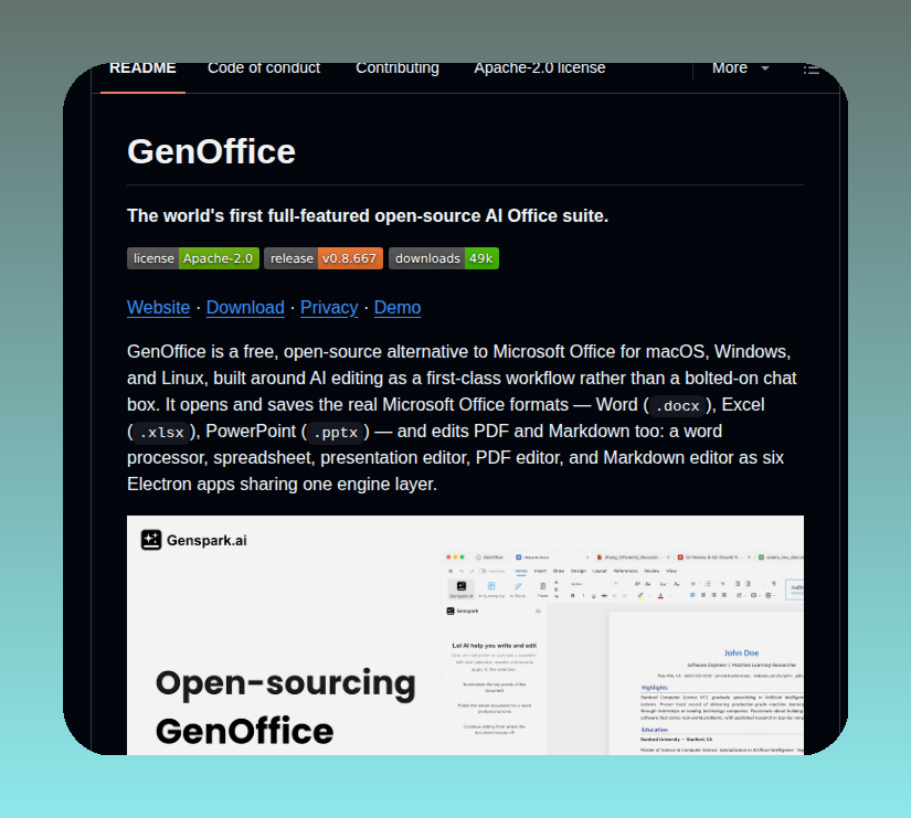 Yapay Zeka Destekli Ofis Düzenleyici screenshot