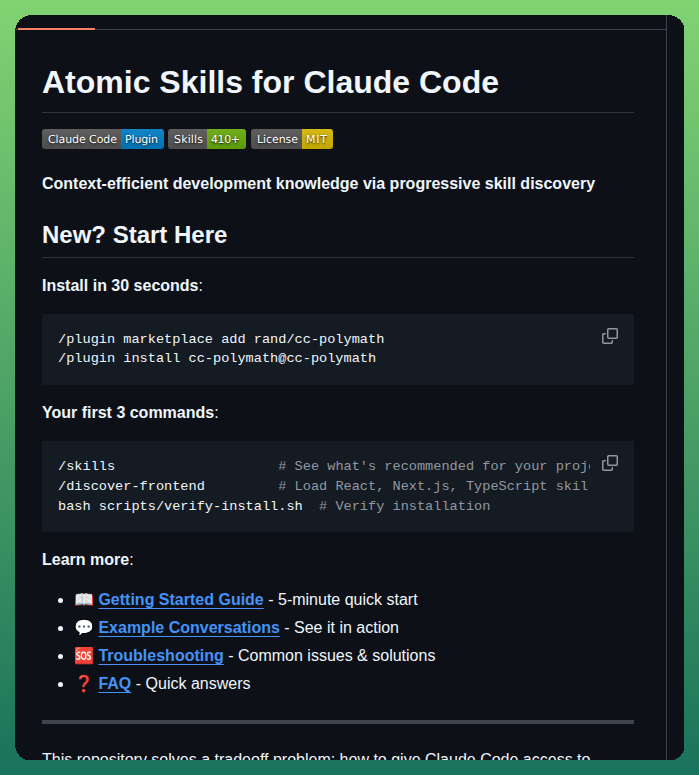 Claude Kod Yetenekleri Kurulumu screenshot